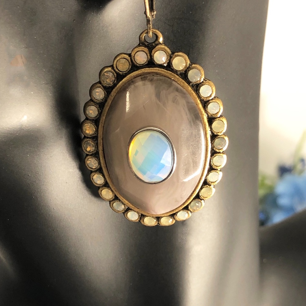 Heidi Klum Faceted Dangle Earrings